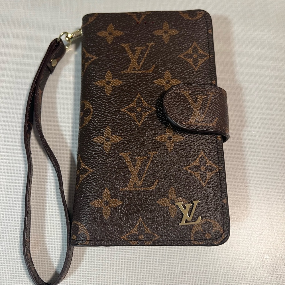LV wristlet phone case